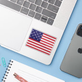 Flagge der USA (1795-1818) Aufkleber (Laptop mit iPhone)