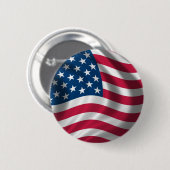 Flagge der USA Button (Vorne & Hinten)