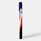 Flagge der USA (C) Case-Mate iPhone Hülle (Rückseite / Links)