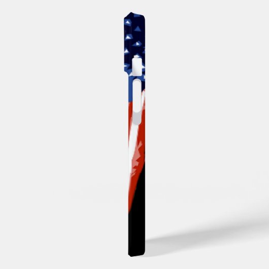 Flagge der USA (C) Case-Mate iPhone Hülle (Rückseite / Links)