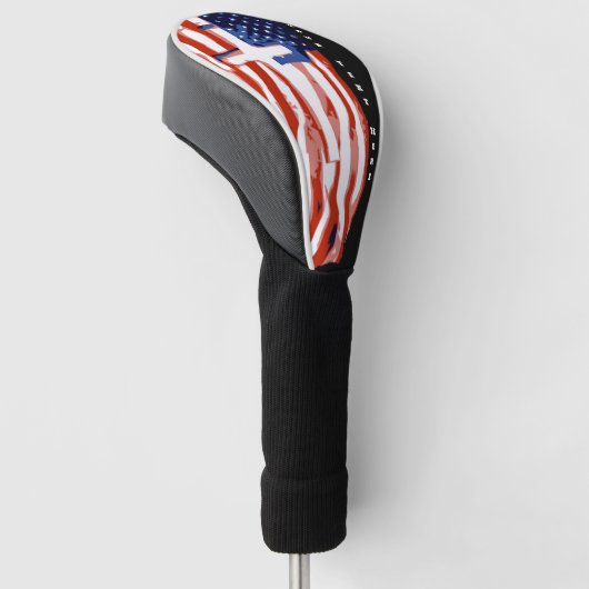 Flagge der USA (C) Golf Headcover (angewinkelt)