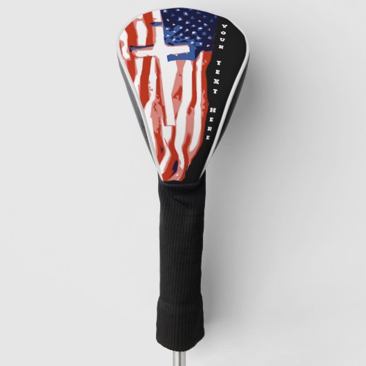Flagge der USA (C) Golf Headcover (Vorderseite)