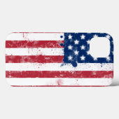Flagge der USA Case-Mate iPhone Hülle (Rückseite (Horizontal))