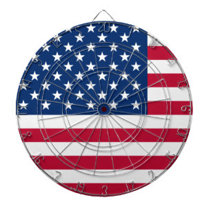 Flagge der USA Dartscheibe