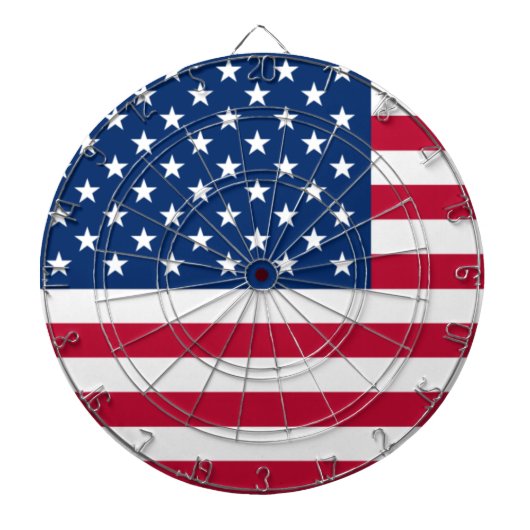 Flagge der USA Dartscheibe (vorne)