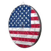 Flagge der USA Dartscheibe (Vorderseite rechts)