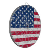 Flagge der USA Dartscheibe (Vorderseite Links)