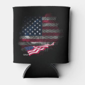 Flagge der USA Dosenkühler (Vorderseite)