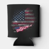 Flagge der USA Dosenkühler (Rückseite)
