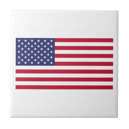 Flagge der USA Fliese (Vorderseite)