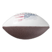 Flagge der USA Football (Gedreht 90)