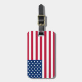 Flagge der USA Gepäckanhänger (Vorderseite vertikal)