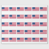 Flagge der USA Geschenkpapier (Flach)