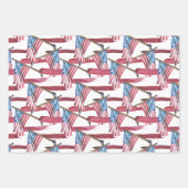 Flagge der USA Geschenkpapier Set (Vorderseite 3)