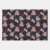 Flagge der USA Geschenkpapier Set (Vorderseite)