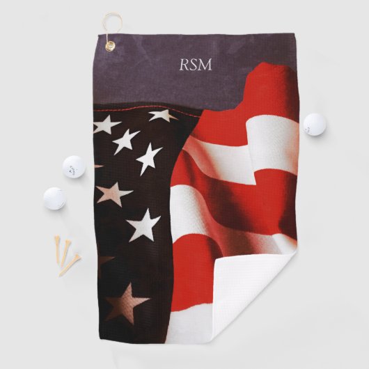 Flagge der USA Golfhandtuch (Insitu)