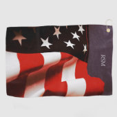 Flagge der USA Golfhandtuch (Horizontal)
