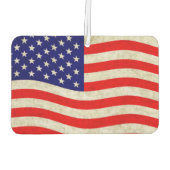 Flagge der USA - grungy Autolufterfrischer (Rückseite)