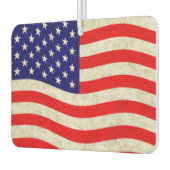 Flagge der USA - grungy Autolufterfrischer (Links)