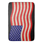 Flagge der USA - grungy Badematte (Vorderseite Vertikal)