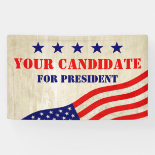 Flagge der USA - grungy Banner