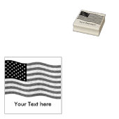 Flagge der USA - grungy Gummistempel (Stempel)