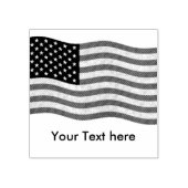 Flagge der USA - grungy Gummistempel (Prägung)