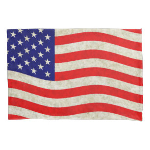 Flagge der USA - grungy Kissenbezug