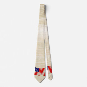 Flagge der USA - grungy Krawatte