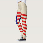 Flagge der USA - grungy Leggings (Links)