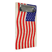 Flagge der USA - grungy Mini Klemmbrett (Schrägansicht)