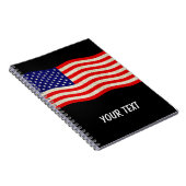 Flagge der USA - grungy Notizblock (Rechte Seite)