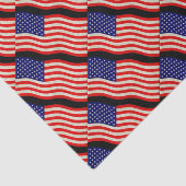 Flagge der USA - grungy Seidenpapier (Ausschnitt)