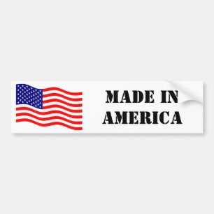 Flagge der USA - Ihre Ideen Autoaufkleber