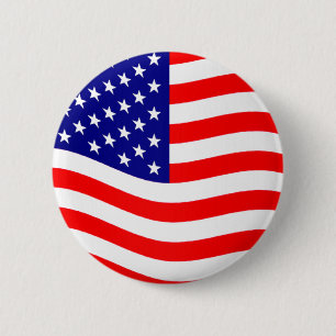 Flagge der USA - Ihre Ideen Button