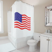 Flagge der USA - Ihre Ideen Duschvorhang (Beispiel)