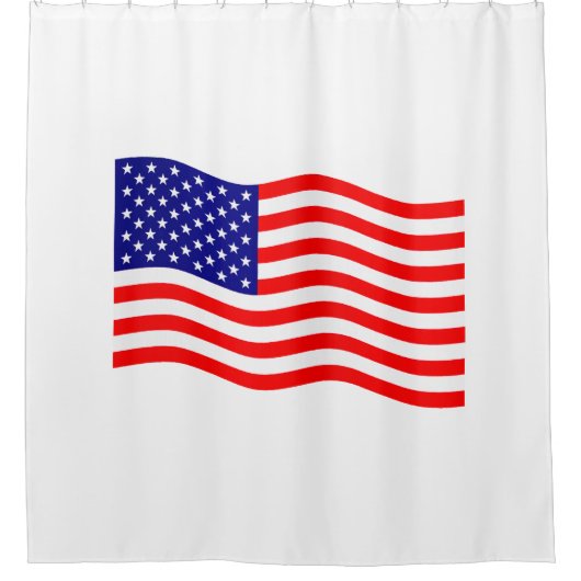 Flagge der USA - Ihre Ideen Duschvorhang (Vorderseite)