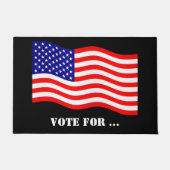 Flagge der USA - Ihre Ideen Fußmatte (Vorderseite)