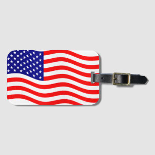Flagge der USA - Ihre Ideen Gepäckanhänger
