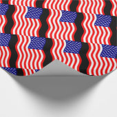Flagge der USA - Ihre Ideen Geschenkpapier (Ecke)