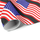 Flagge der USA - Ihre Ideen Geschenkpapier (Rolleneckpunkt)