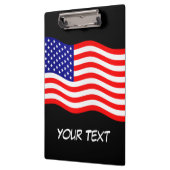 Flagge der USA - Ihre Ideen Klemmbrett (Links)