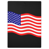 Flagge der USA - Ihre Ideen Klemmbrett (Rückseite)