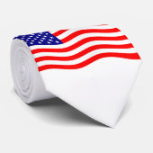 Flagge der USA - Ihre Ideen Krawatte (Gerollt)