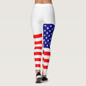 Flagge der USA - Ihre Ideen Leggings (Rückseite)