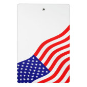 Flagge der USA - Ihre Ideen Mini Klemmbrett (Rückseite)