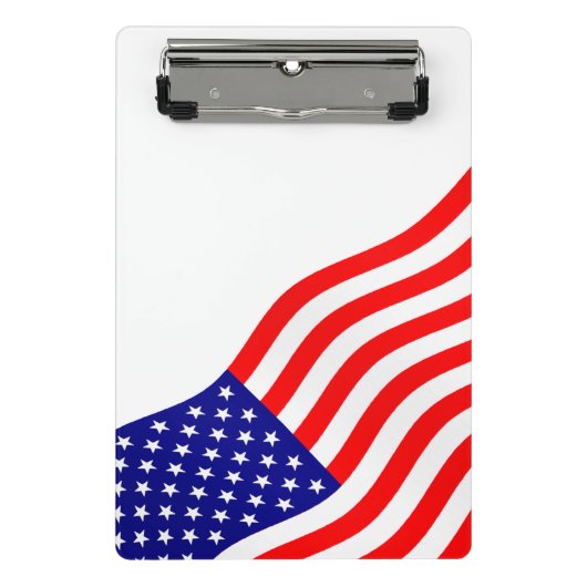 Flagge der USA - Ihre Ideen Mini Klemmbrett (Vorderseite)