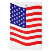 Flagge der USA - Ihre Ideen Mini Klemmbrett (Rückseite)