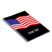 Flagge der USA - Ihre Ideen Notizblock (Rechte Seite)