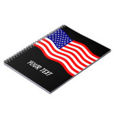 Flagge der USA - Ihre Ideen Notizblock (Linke Seite)